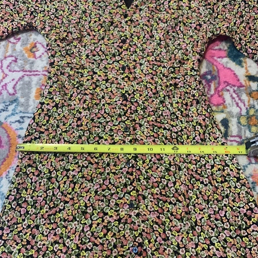 Zara Liberty Floral Printed Mini Dress | Boho Y2K 90s Retro - Picture 14 of 15